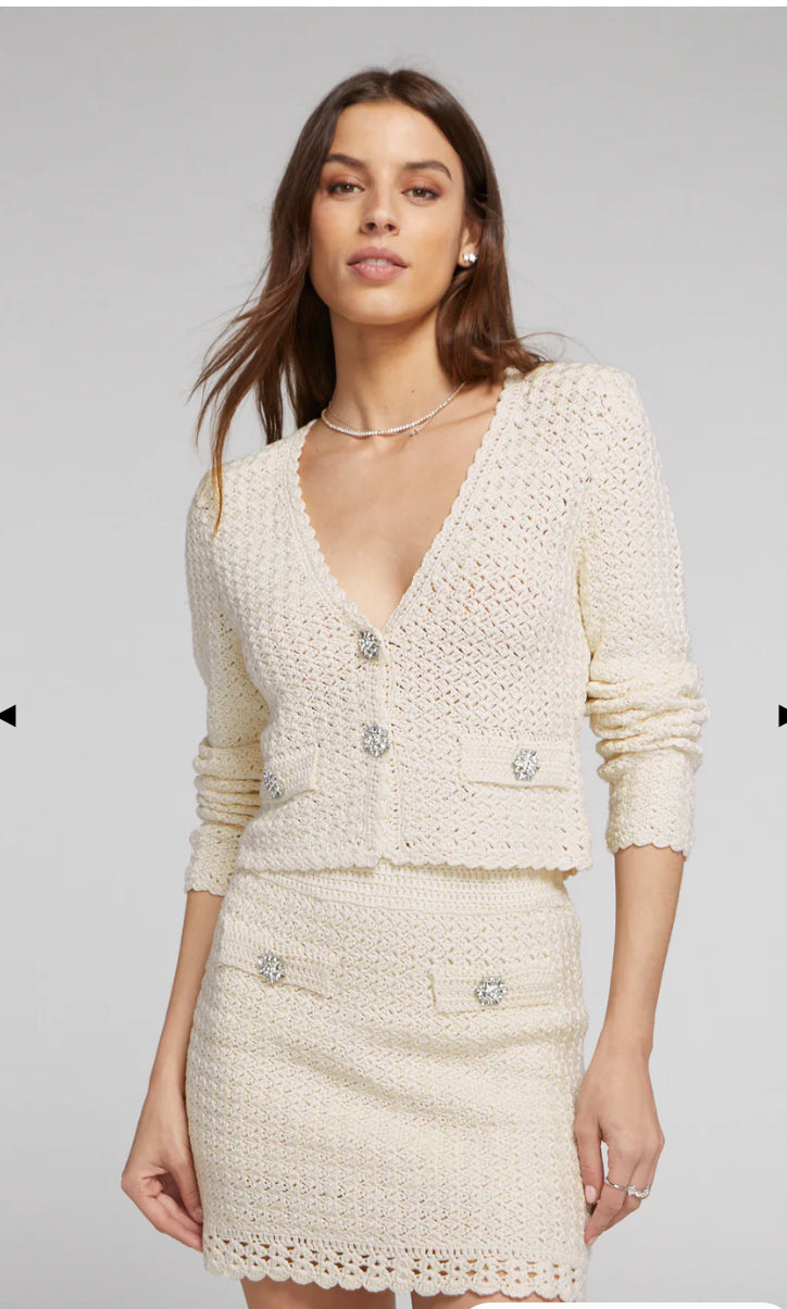 JOY CROCHET CARDIGAN