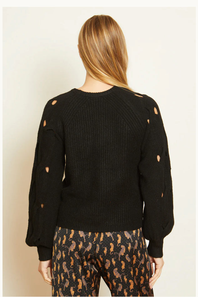 CAMILLE SWEATER IN BLACK