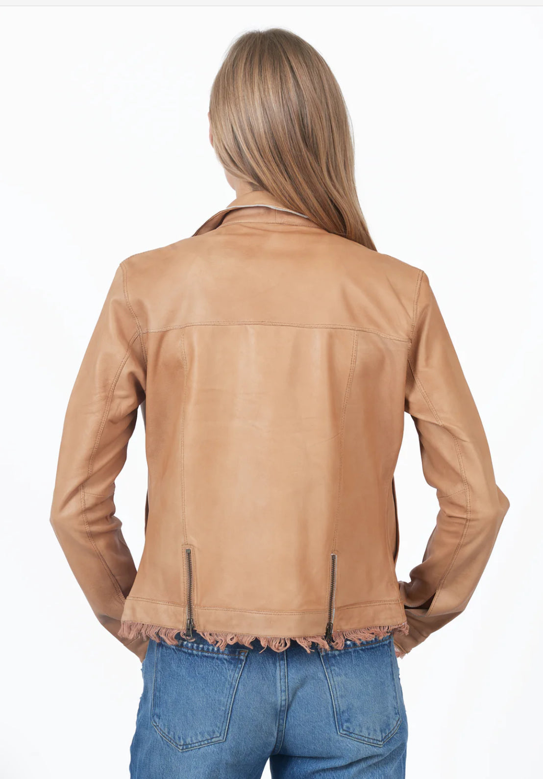 Alexa Patina Leather Jacket