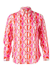 Mafalda Pink Multi Print Blouse