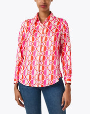 Mafalda Pink Multi Print Blouse