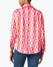 Mafalda Pink Multi Print Blouse