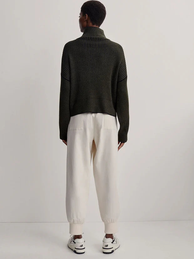 Carmen Zip-Through Rib Knit