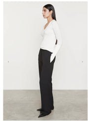 CREPE DRAWSTRING PANT