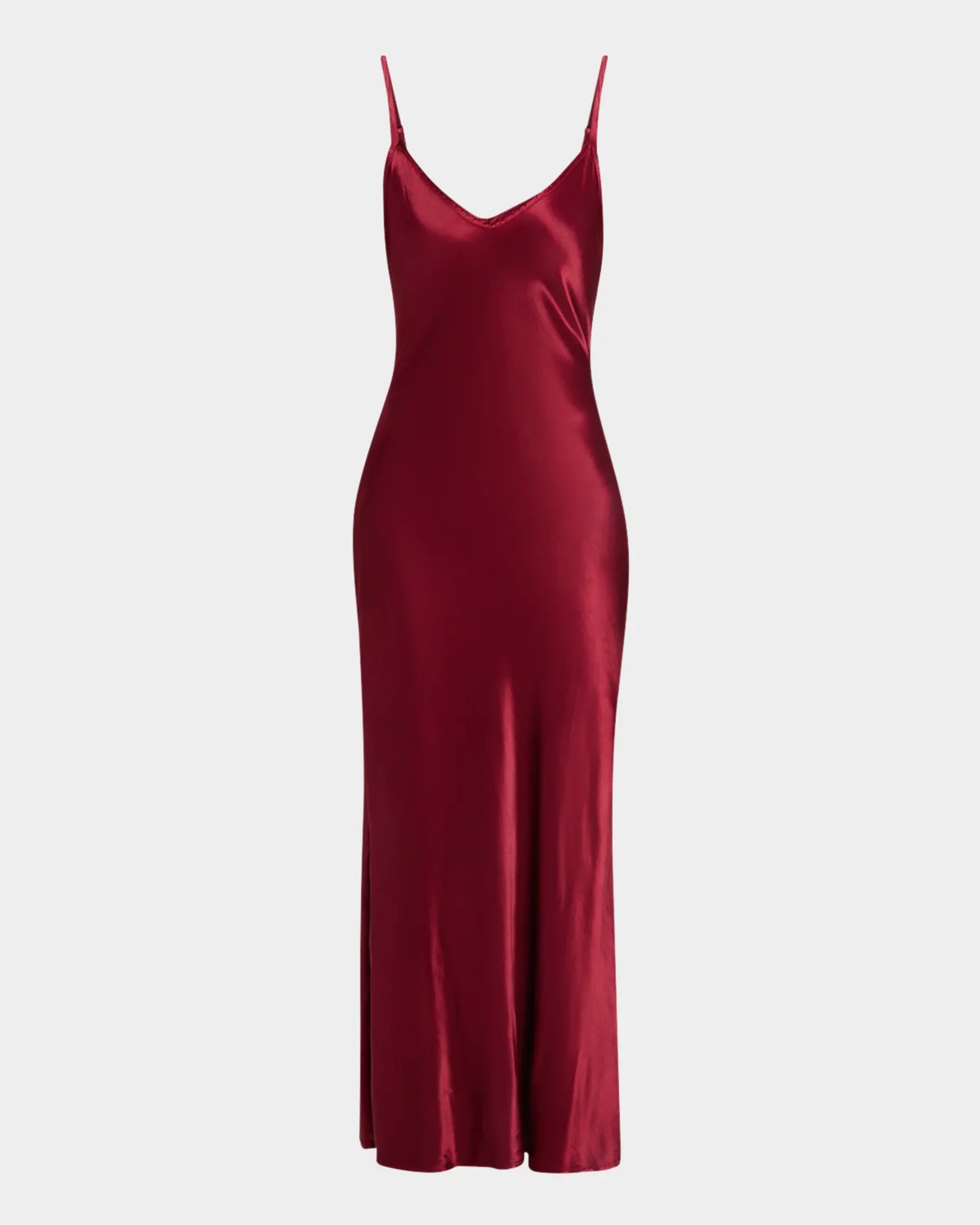 Bias-Cut Satin Slip Dress