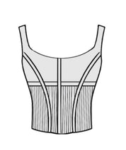 Top w/ Corset Detail