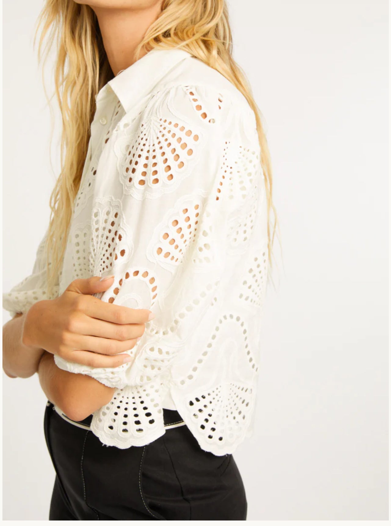 JULIETTE IVORY LACE TOP