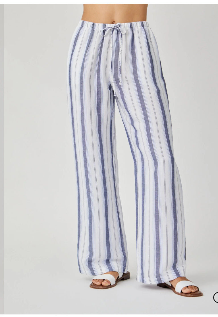 Easy Wide Leg - Coastal Ombre Stripe