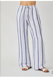 Easy Wide Leg - Coastal Ombre Stripe