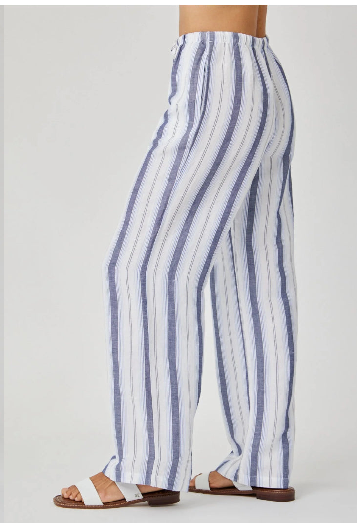 Easy Wide Leg - Coastal Ombre Stripe