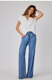 Anya Side Tacked Released Jean - Vintage Laguna Wash