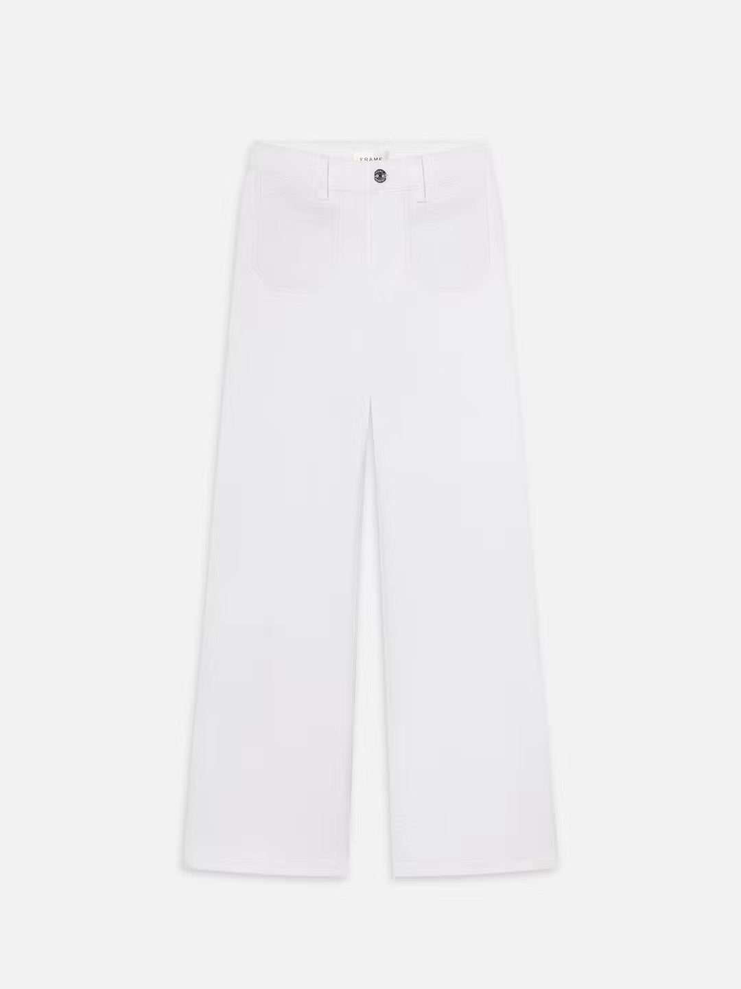 Le Slim Palazzo Modernist Pocket in White