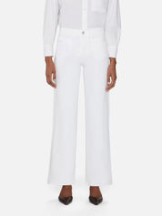 Le Slim Palazzo Modernist Pocket in White