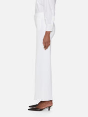 Le Slim Palazzo Modernist Pocket in White