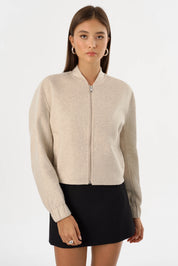 FAY | DOUBLE FACE WOOL BOMBER JACKET