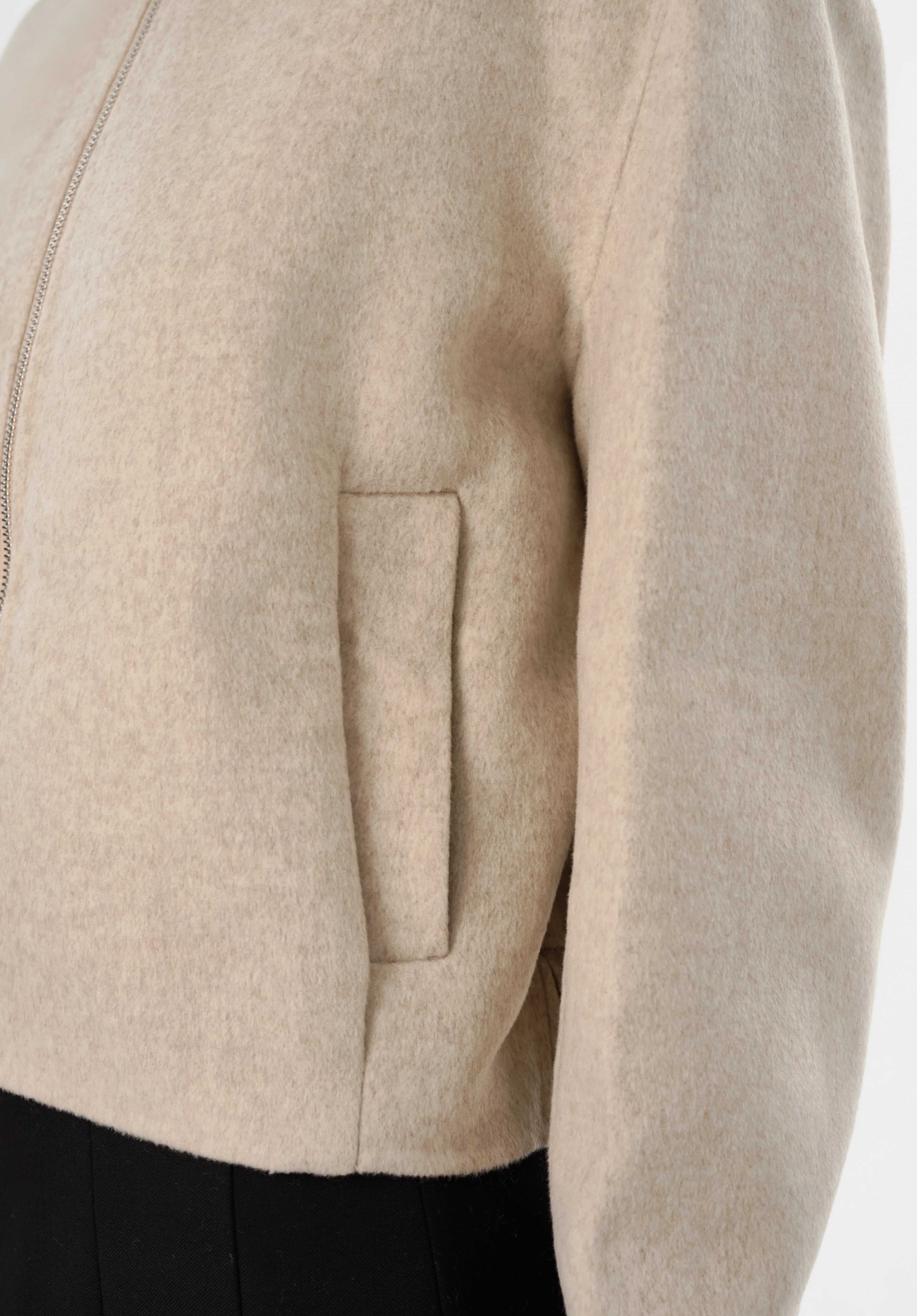 FAY | DOUBLE FACE WOOL BOMBER JACKET