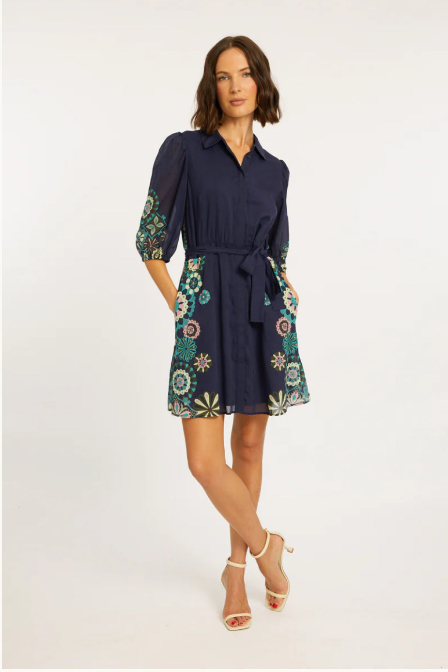 ELOISE GEO BLOOM DRESS