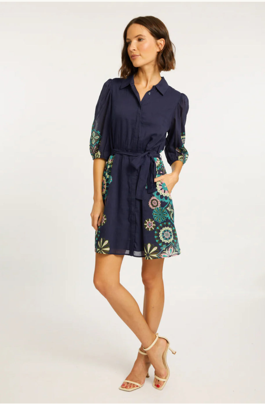 ELOISE GEO BLOOM DRESS