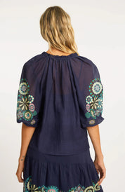 ZARA GEO BLOOM TOP