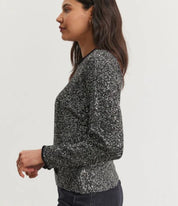 Opaline Sequin Sweater