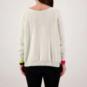 Hearts & Stars Sweater | Lt Marl