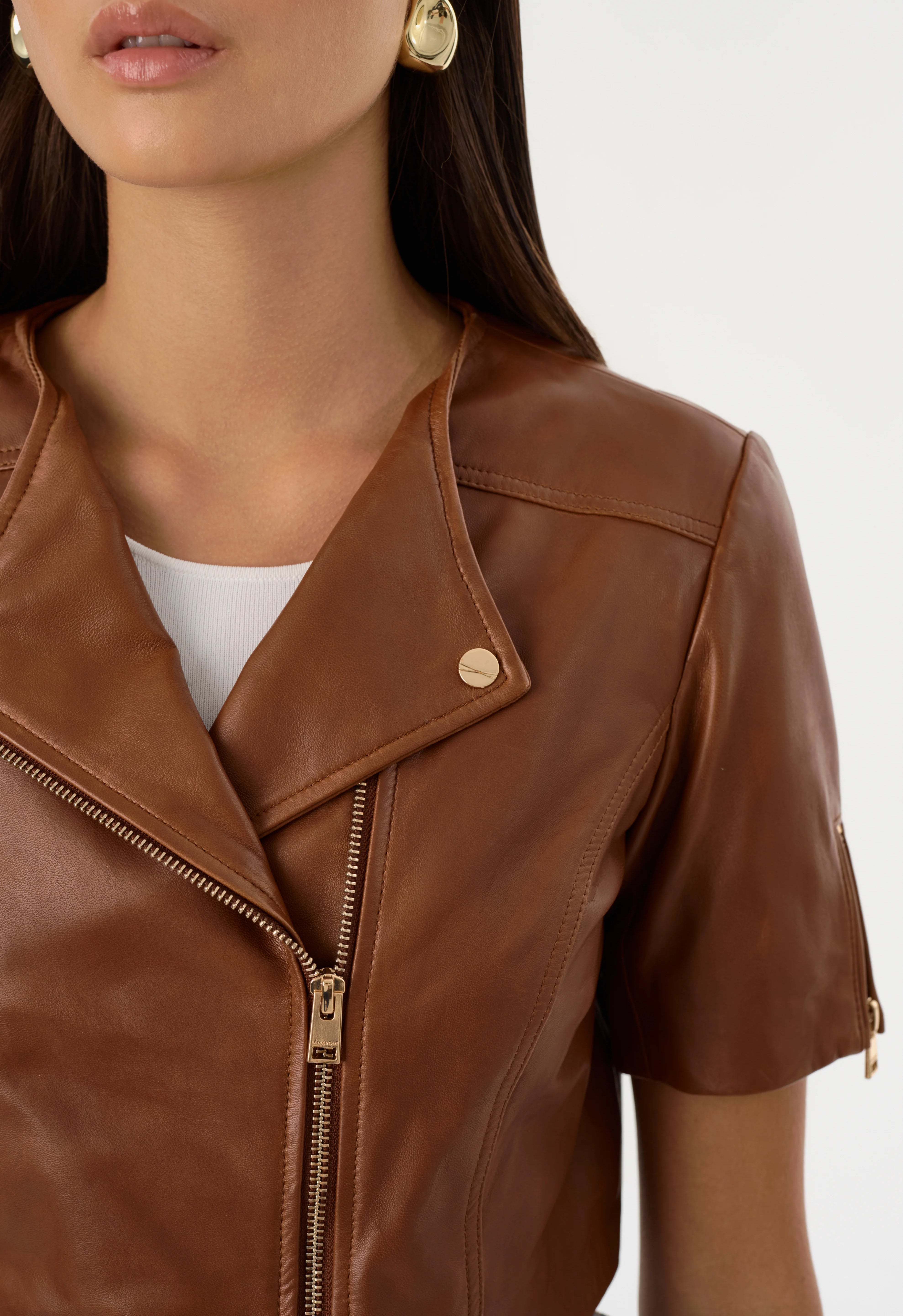 KIRSI | CROPPED BIKER JACKET