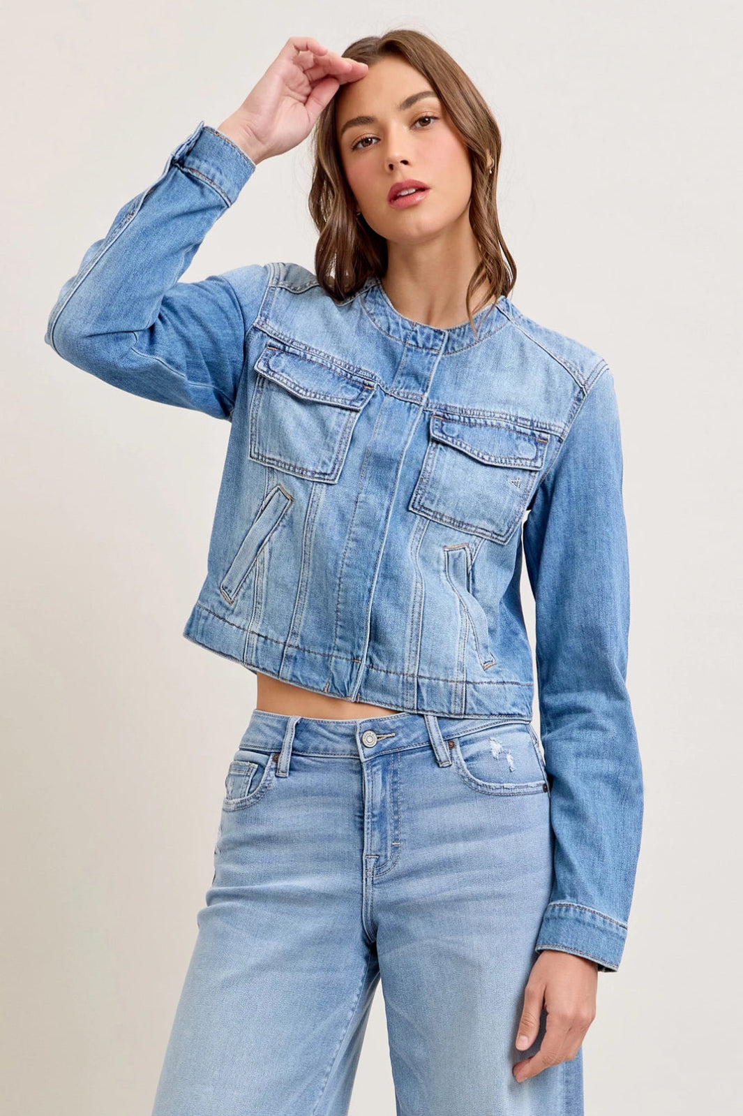 DENIM TRUCKER JACKET